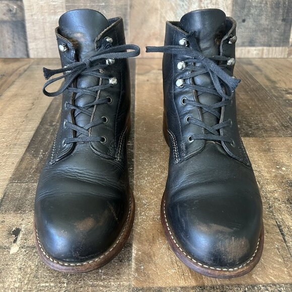 Wolverine 1000 Mile W05455 Black Work Boots Womens 8 B - Picture 6 of 13